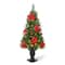 4ft. Pre-Lit Pine Artificial Christmas Porch Tree, Warm White LED Lights